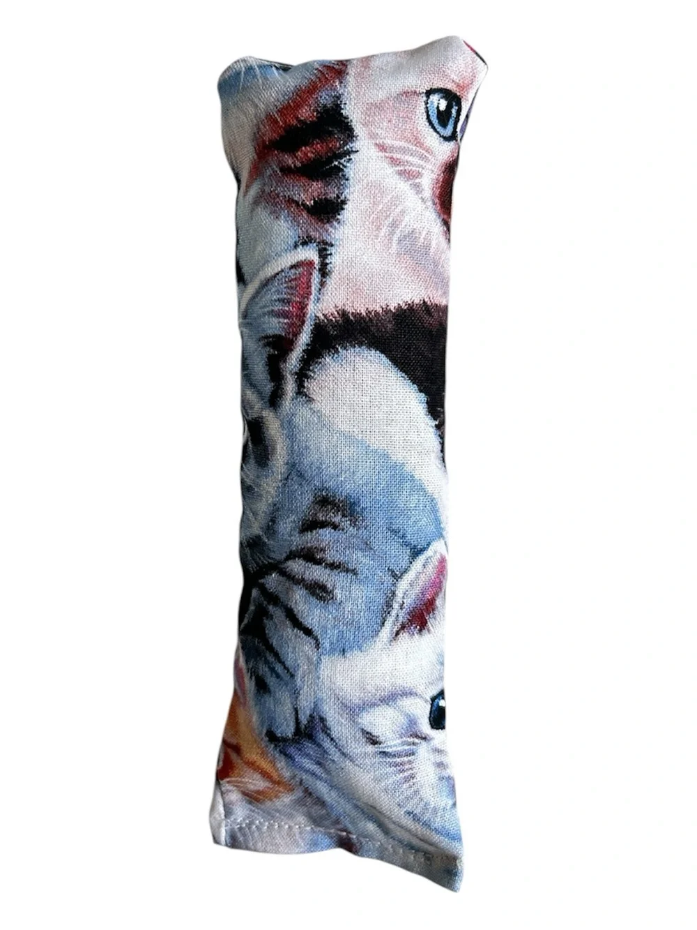 HAND CRAFTED Fabric Cotton Organic Catnip Interactive Kicker Stick Cat Toy